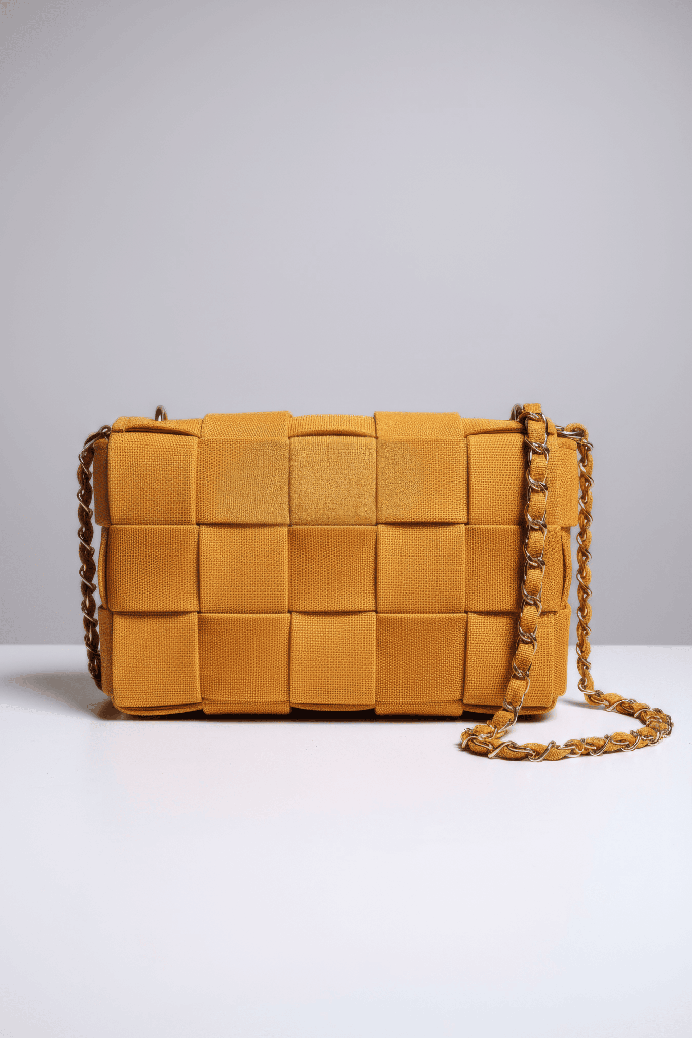 Rewoven Satchel - Mustard Gold