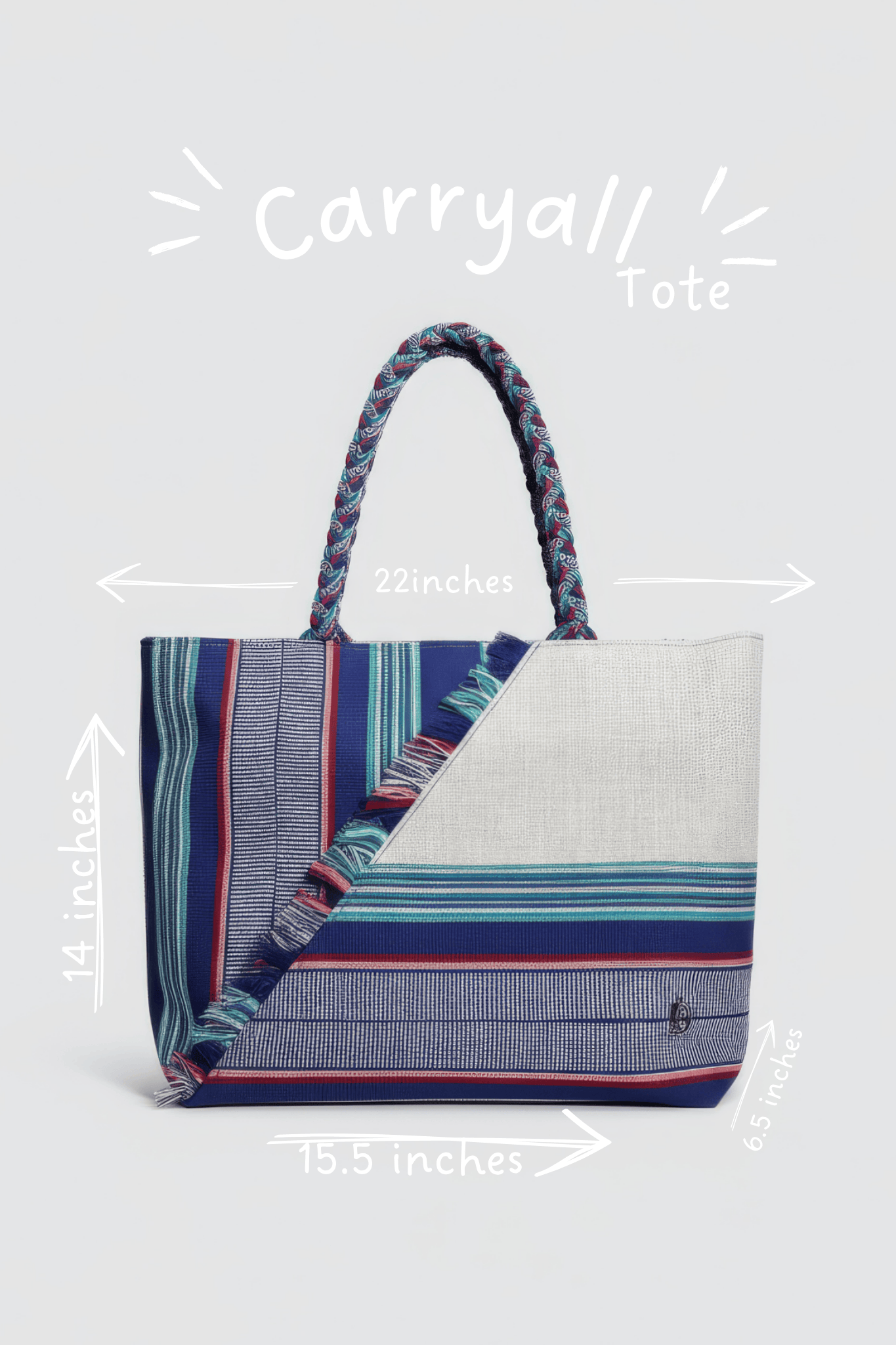 Carryall Tote - Blue Multi
