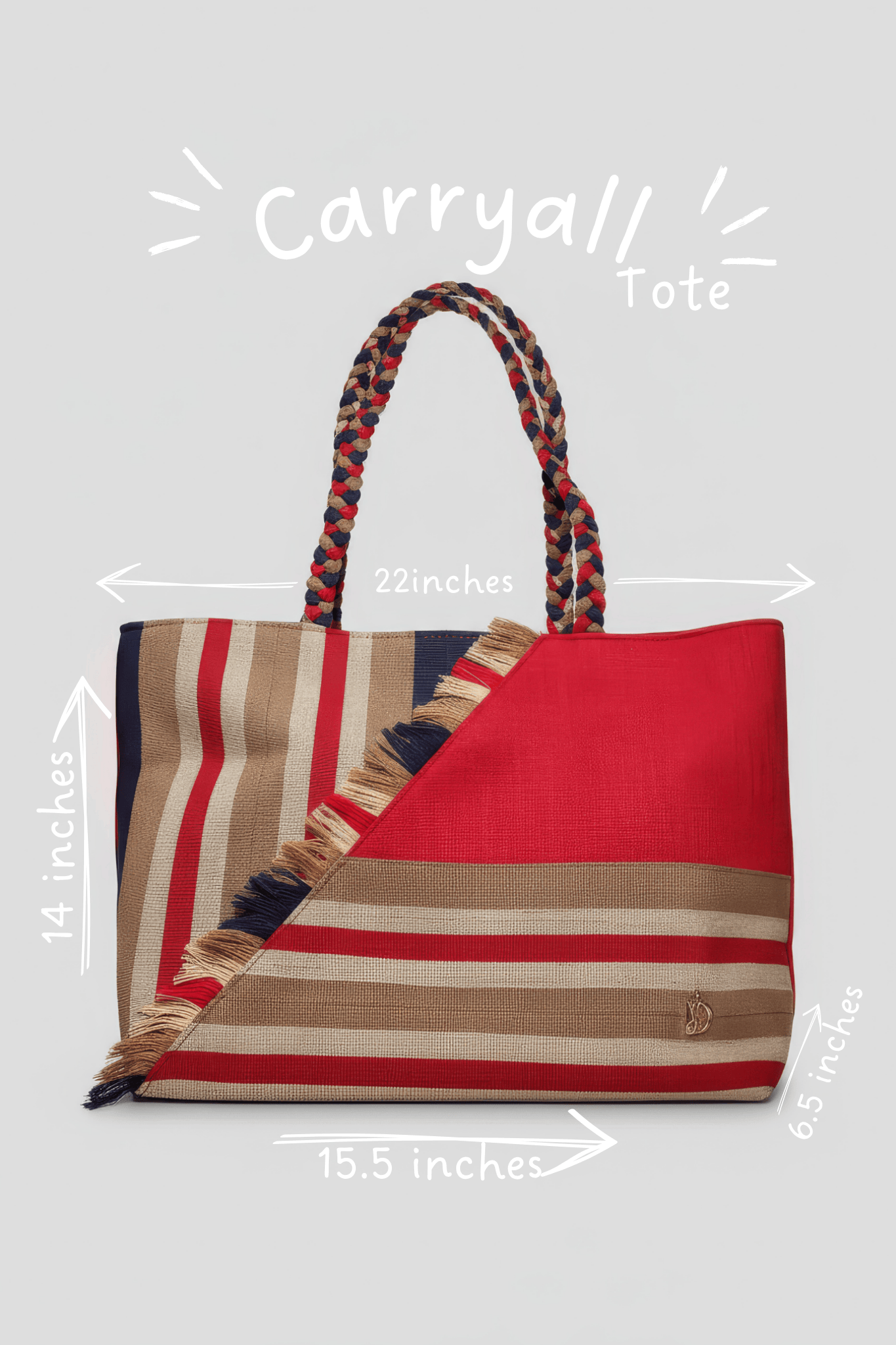 Carryall Tote - Red Multi