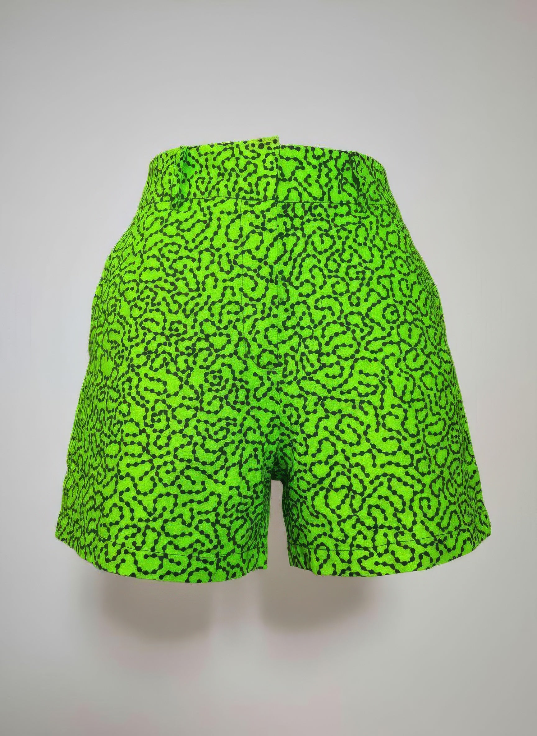 The Bold Beat Shorts - Green Print