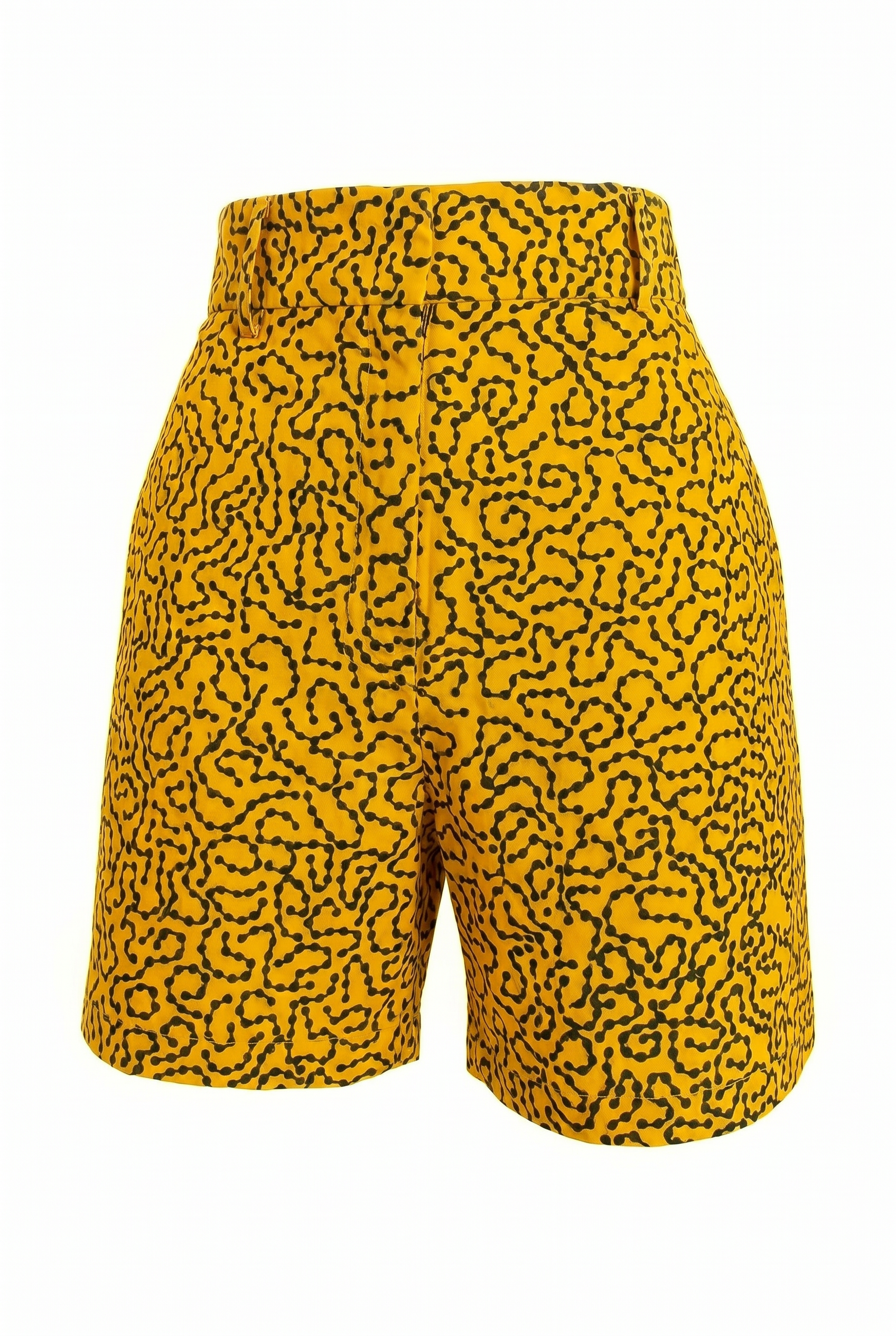 The Bold Beat Shorts - Yellow Print