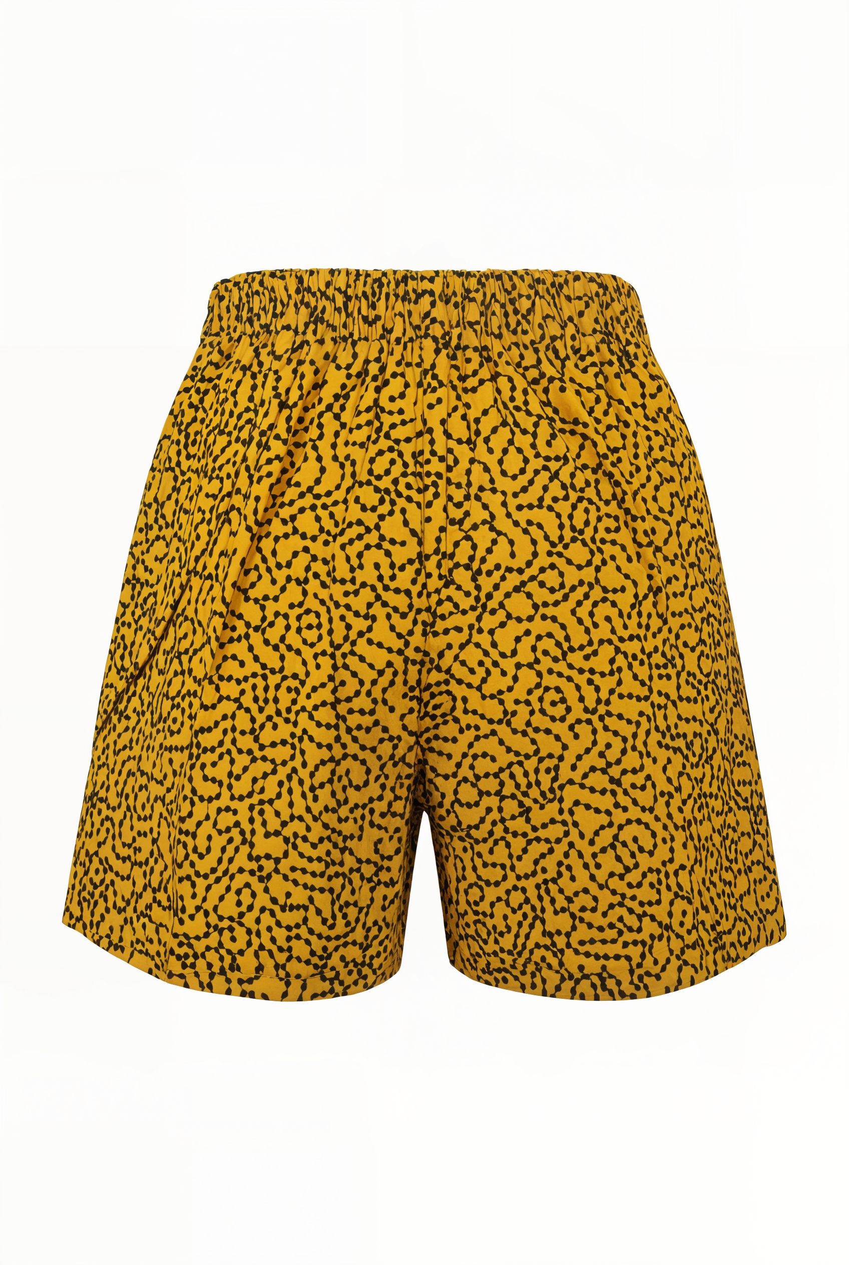 The Bold Beat Shorts - Yellow Print
