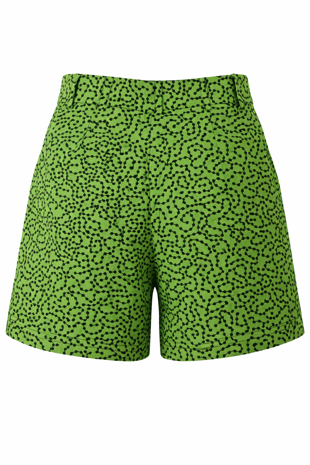 The Bold Beat Shorts - Green Print