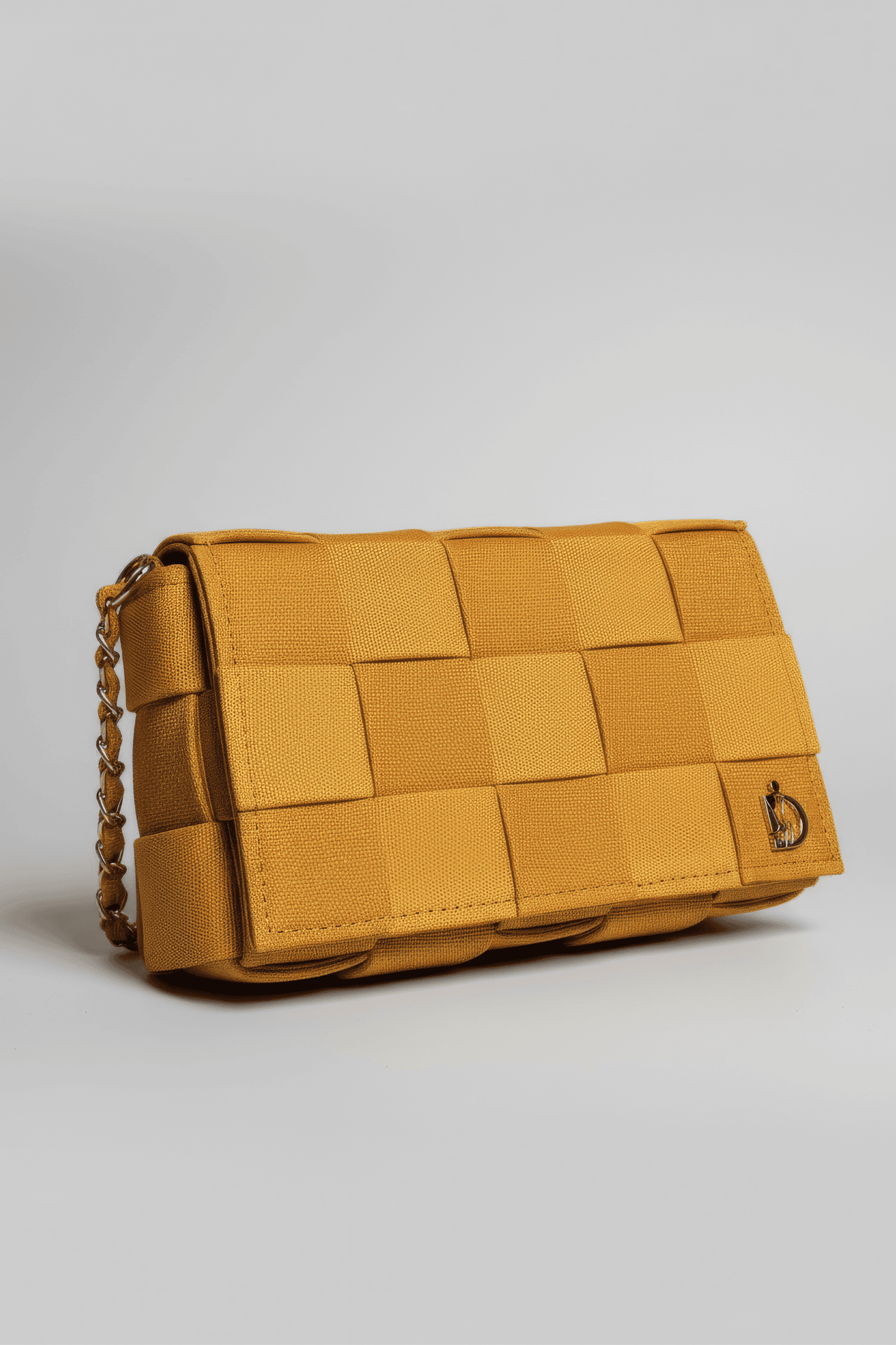 Rewoven Satchel - Mustard Gold