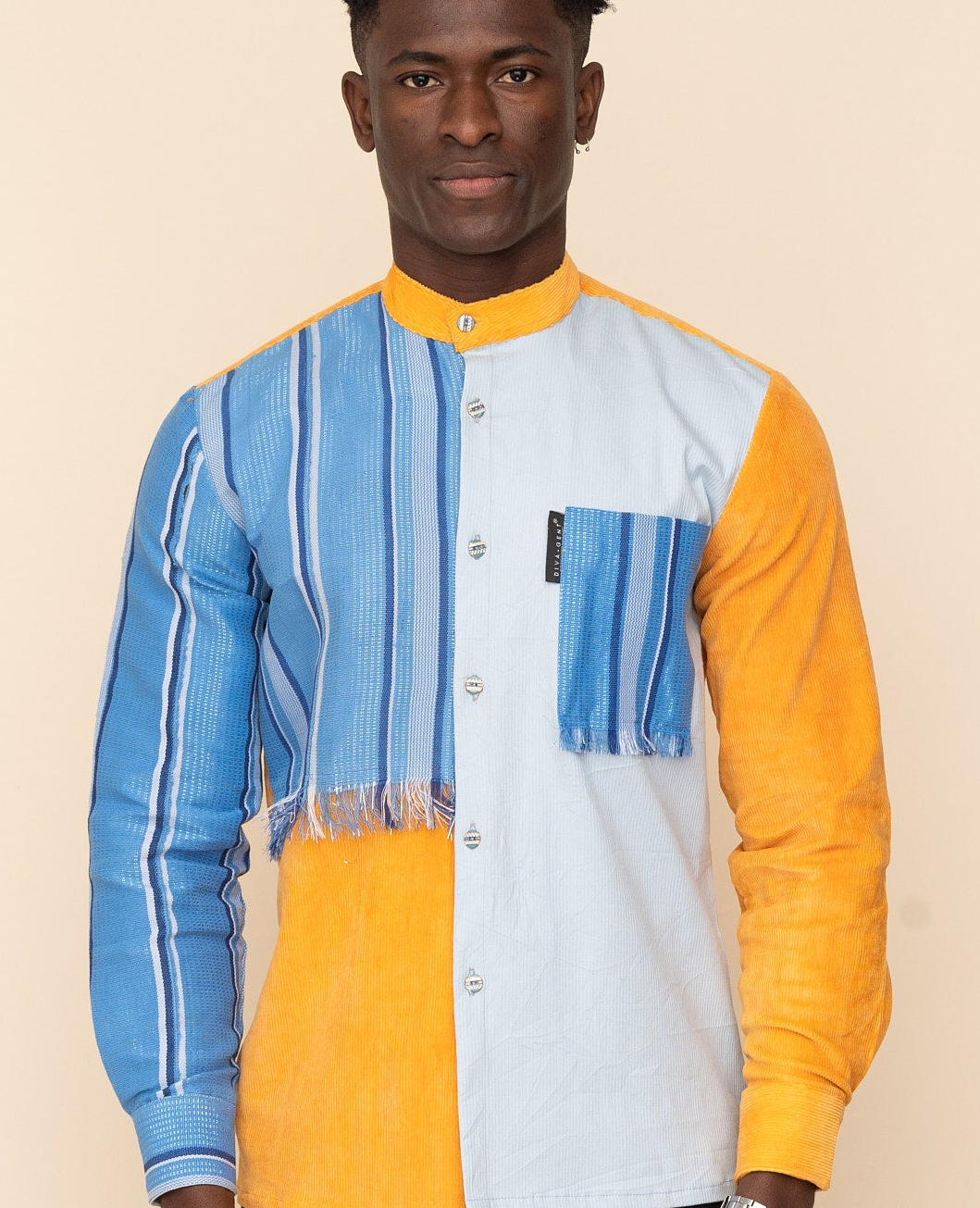 Odeya Tassle Fringe Colour Block Shirt