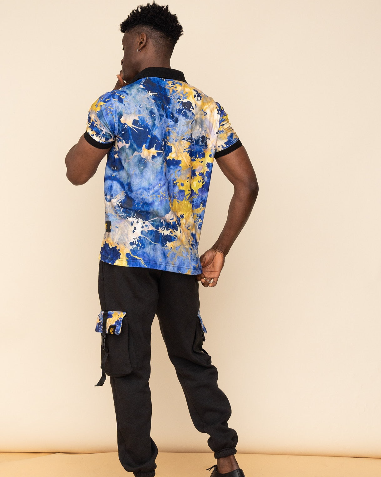 Adigun Tie & Dye Polo Shirt