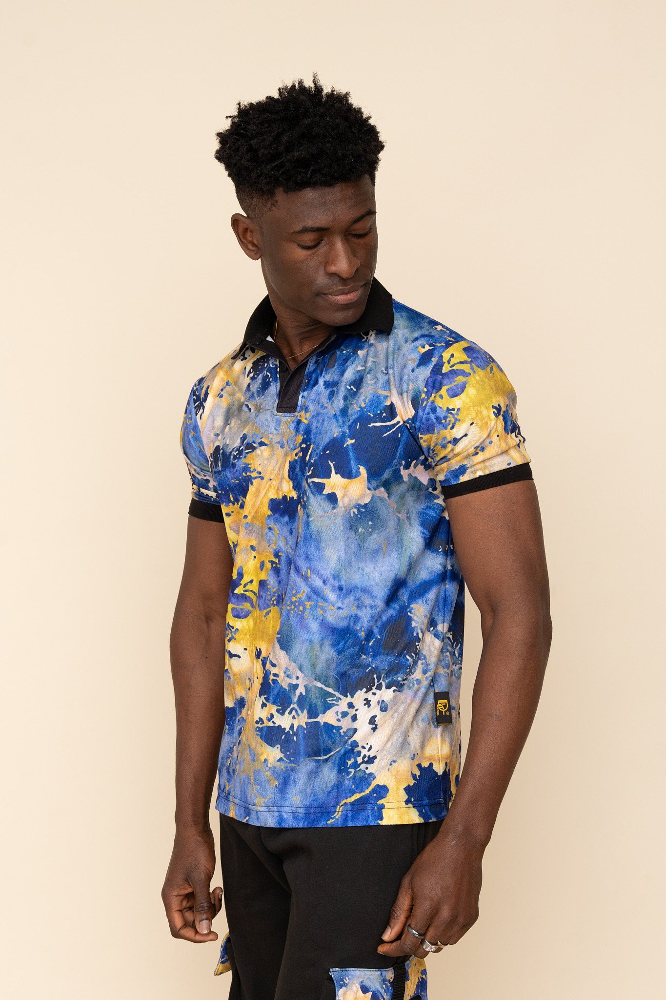 Adigun Tie & Dye Polo Shirt