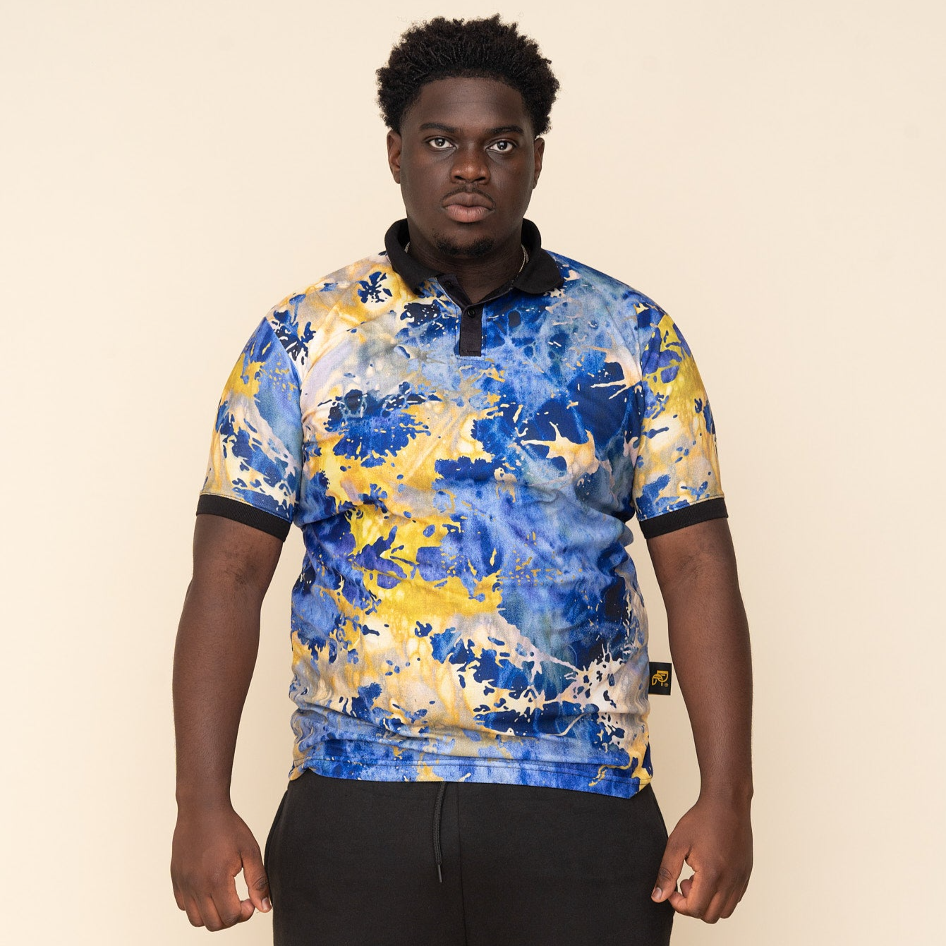 Adigun Tie & Dye Polo Shirt