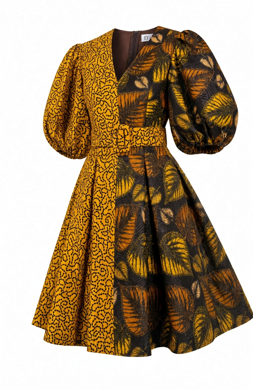 Muse Skater Dress – Amber