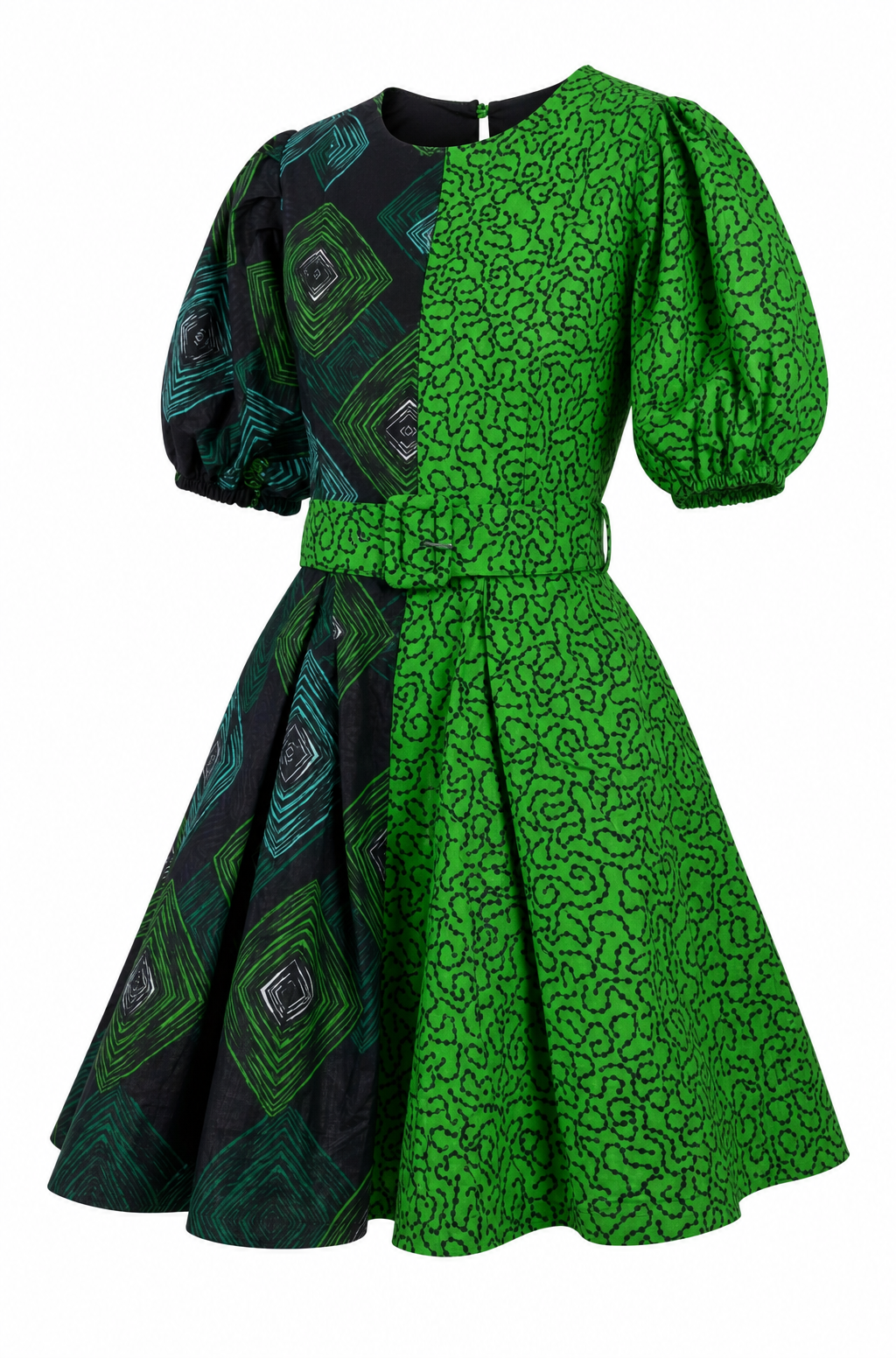 Muse Skater Dress - Emerald