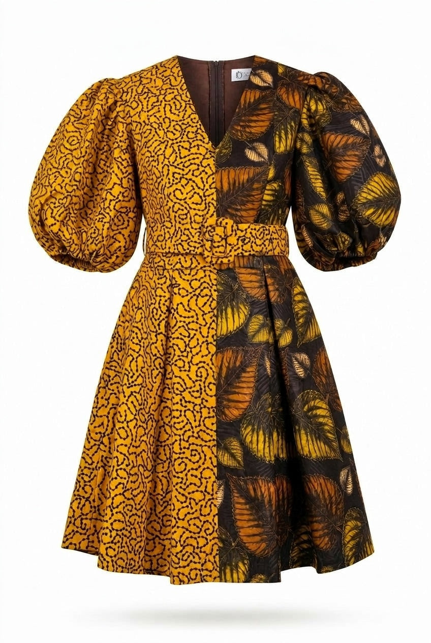 Muse Skater Dress – Amber